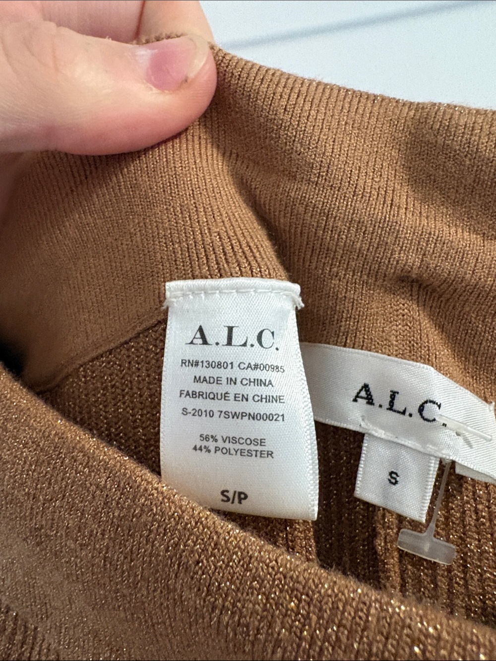 ALC Quentin Ribbed Knit Pants - Picture 5 of 6